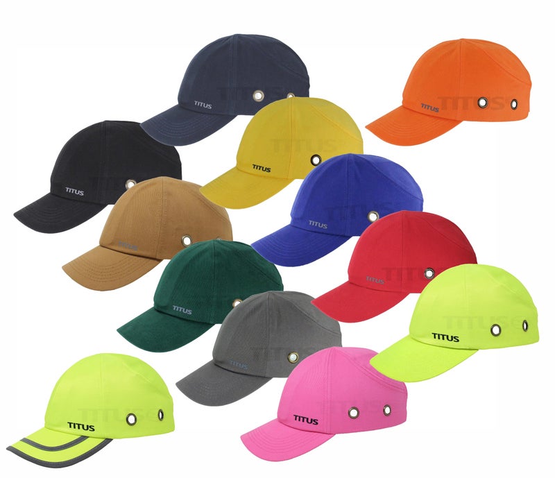 TITUS Lightweight Safety Bump Cap - Baseball Style Protective Hat (Blaze Orange) - Image 2